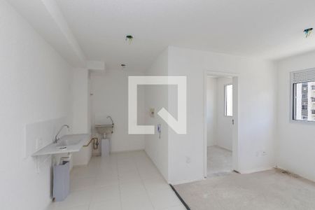 Sala/ Cozinha de apartamento à venda com 2 quartos, 35m² em Jardim Promissão, São Paulo