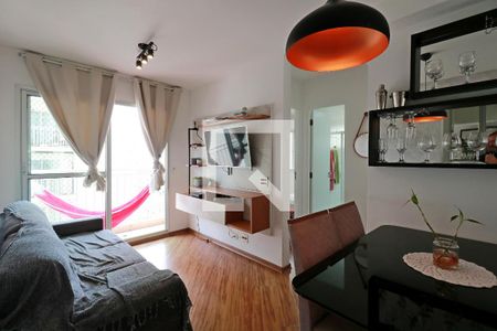 Sala de apartamento para alugar com 2 quartos, 47m² em Vila Homero Thon, Santo André