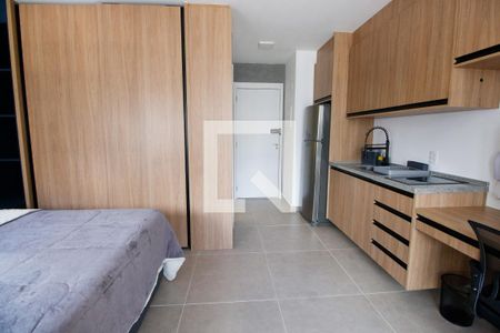 Sala / Quarto / Cozinha de kitnet/studio à venda com 1 quarto, 25m² em Vila Andrade, São Paulo