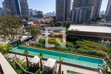 Sala - Vista de apartamento à venda com 2 quartos, 74m² em Itaim Bibi, São Paulo