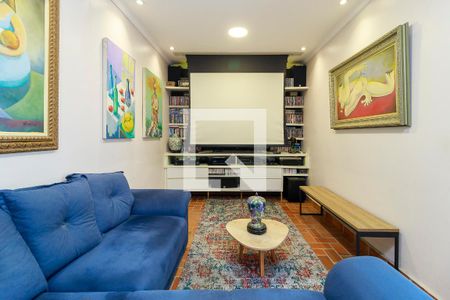 Sala de TV de casa à venda com 4 quartos, 170m² em Brooklin, São Paulo