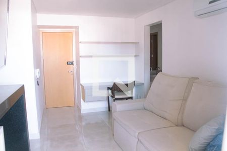 Sala de TV de apartamento para alugar com 1 quarto, 49m² em Setor Marista, Goiânia