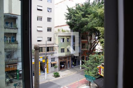 Vista Sala de apartamento à venda com 1 quarto, 81m² em Vila Buarque, São Paulo