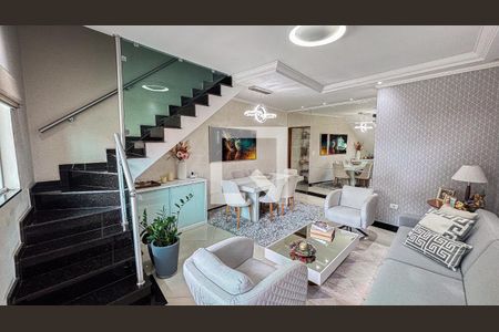 Sala - Sala de Jantar de casa à venda com 3 quartos, 170m² em Vila Curuçá, Santo André