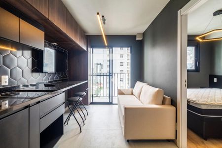 Sala de apartamento para alugar com 1 quarto, 27m² em Pinheiros, São Paulo