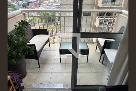 Varanda da Sala de apartamento para alugar com 2 quartos, 63m² em Barra Funda, São Paulo