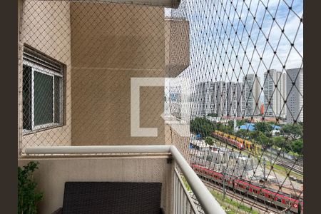 Varanda da Sala de apartamento para alugar com 2 quartos, 63m² em Barra Funda, São Paulo