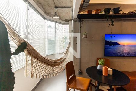 Sala de apartamento à venda com 1 quarto, 45m² em Santa Cecilia, São Paulo