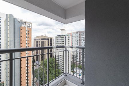 Varanda da Sala de apartamento para alugar com 2 quartos, 54m² em Indianópolis, São Paulo