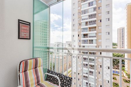 Varanda da Sala de apartamento à venda com 2 quartos, 52m² em Vila Vera, São Paulo