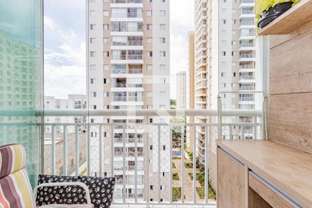 Varanda da Sala de apartamento à venda com 2 quartos, 52m² em Vila Vera, São Paulo