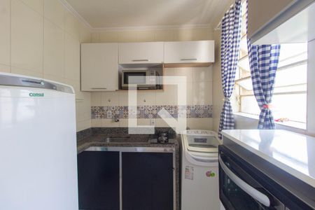 Cozinha e Área de Serviço de kitnet/studio à venda com 1 quarto, 30m² em Cristo Rei, São Leopoldo