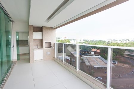 Varanda da Sala de apartamento para alugar com 3 quartos, 143m² em Tubalina, Uberlândia