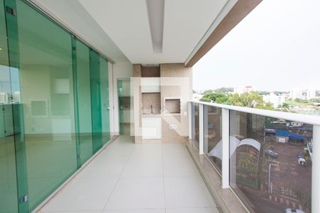 Varanda da Sala de apartamento para alugar com 3 quartos, 143m² em Tubalina, Uberlândia