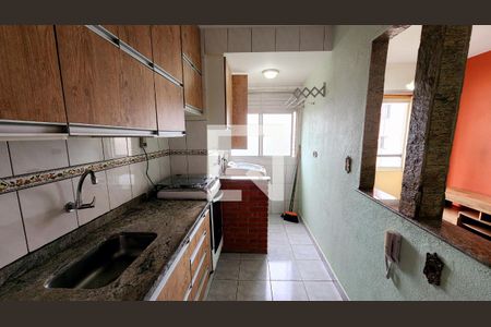 Cozinha e Área de Serviço de apartamento para alugar com 2 quartos, 51m² em Anhangabaú, Jundiaí