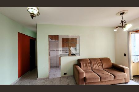 Sala de apartamento para alugar com 2 quartos, 51m² em Anhangabaú, Jundiaí