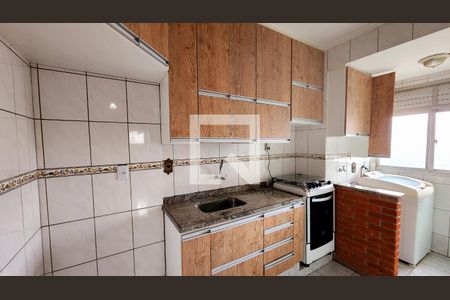 Cozinha e Área de Serviço de apartamento para alugar com 2 quartos, 51m² em Anhangabaú, Jundiaí