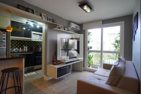 Sala de apartamento para alugar com 2 quartos, 56m² em Jardim Itu, Porto Alegre