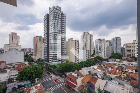 Quarto - Vista de apartamento à venda com 1 quarto, 44m² em Pinheiros, São Paulo