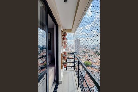 Varanda da Sala de apartamento à venda com 2 quartos, 55m² em Belenzinho, São Paulo