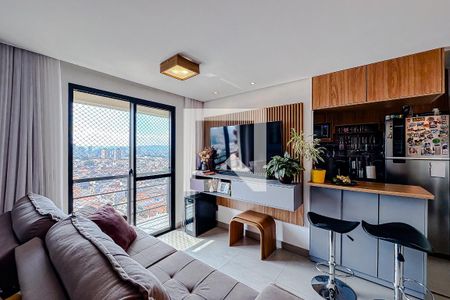 Sala de apartamento à venda com 2 quartos, 55m² em Belenzinho, São Paulo