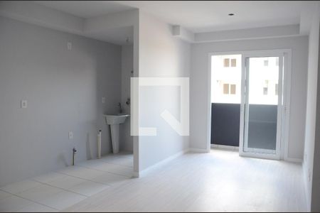 Sala/ Cozinha de apartamento para alugar com 2 quartos, 52m² em Centro, Canoas