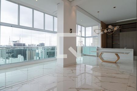 Sala de apartamento para alugar com 1 quarto, 120m² em Cerqueira César, São Paulo