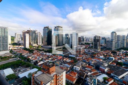 Vista da Varanda da Sala de apartamento à venda com 1 quarto, 38m² em Chácara Santo Antônio (zona Sul), São Paulo