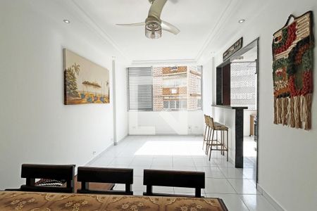 Sala de apartamento para alugar com 2 quartos, 100m² em José Menino, Santos