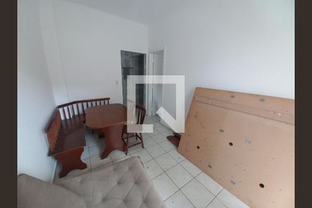 Sala de apartamento para alugar com 1 quarto, 58m² em Itararé, Santos