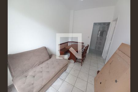 Sala de apartamento para alugar com 1 quarto, 58m² em Itararé, Santos