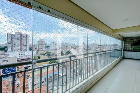 Varanda da Sala de apartamento para alugar com 3 quartos, 95m² em Belém, São Paulo