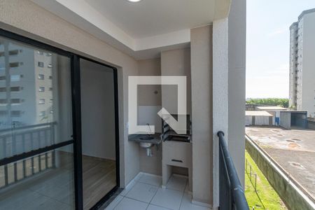 Varanda Sala de Estar/Jantar  de apartamento para alugar com 2 quartos, 52m² em Jardim do Bosque, Hortolândia