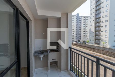 Varanda Sala de Estar/Jantar  de apartamento para alugar com 2 quartos, 52m² em Jardim do Bosque, Hortolândia