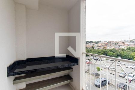 Varanda da Sala de apartamento para alugar com 3 quartos, 65m² em Campo Comprido, Curitiba