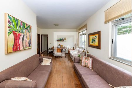 Sala de apartamento à venda com 3 quartos, 100m² em Santa Lúcia, Belo Horizonte