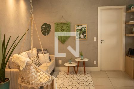 Sala de apartamento para alugar com 2 quartos, 88m² em Jardim Caravelas, São Paulo