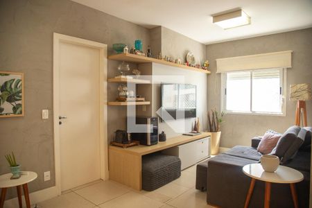 Sala de apartamento para alugar com 2 quartos, 88m² em Jardim Caravelas, São Paulo