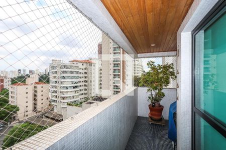 Varanda de apartamento à venda com 3 quartos, 112m² em Paraíso, São Paulo