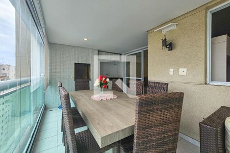 Varanda de apartamento para alugar com 3 quartos, 102m² em Barra Funda, Guarujá