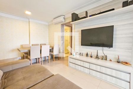 Sala de apartamento para alugar com 3 quartos, 102m² em Barra Funda, Guarujá