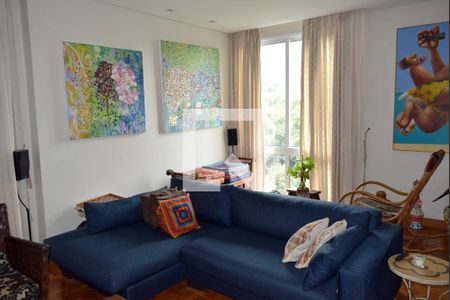 Sala de estar de apartamento à venda com 3 quartos, 186m² em Jardim Paulista, São Paulo