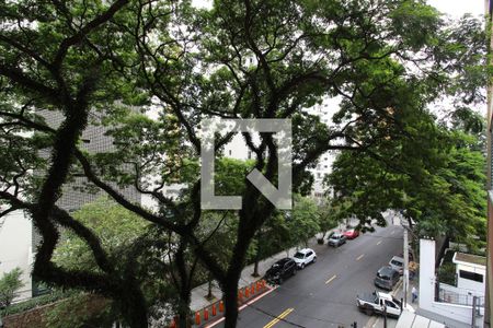 Vista da Sala de apartamento para alugar com 2 quartos, 78m² em Indianópolis, São Paulo