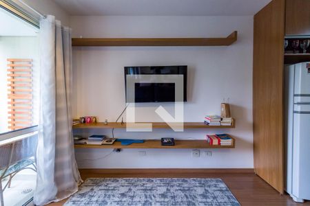 Sala / Quarto de apartamento para alugar com 1 quarto, 32m² em Panamby, São Paulo