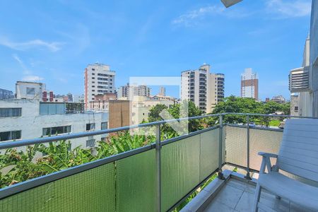 varanda  de apartamento para alugar com 2 quartos, 82m² em Jardim Tejereba, Guarujá