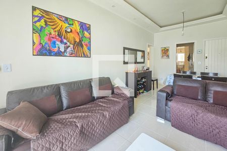 Sala de apartamento para alugar com 2 quartos, 82m² em Jardim Tejereba, Guarujá