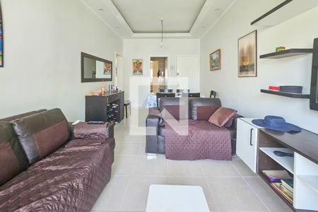 Sala de apartamento para alugar com 2 quartos, 82m² em Jardim Tejereba, Guarujá