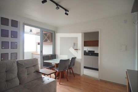 Sala de apartamento para alugar com 1 quarto, 55m² em Ideal, Novo Hamburgo