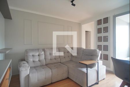 Sala de apartamento para alugar com 1 quarto, 55m² em Ideal, Novo Hamburgo