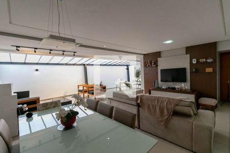 Sala de apartamento à venda com 4 quartos, 154m² em Buritis, Belo Horizonte